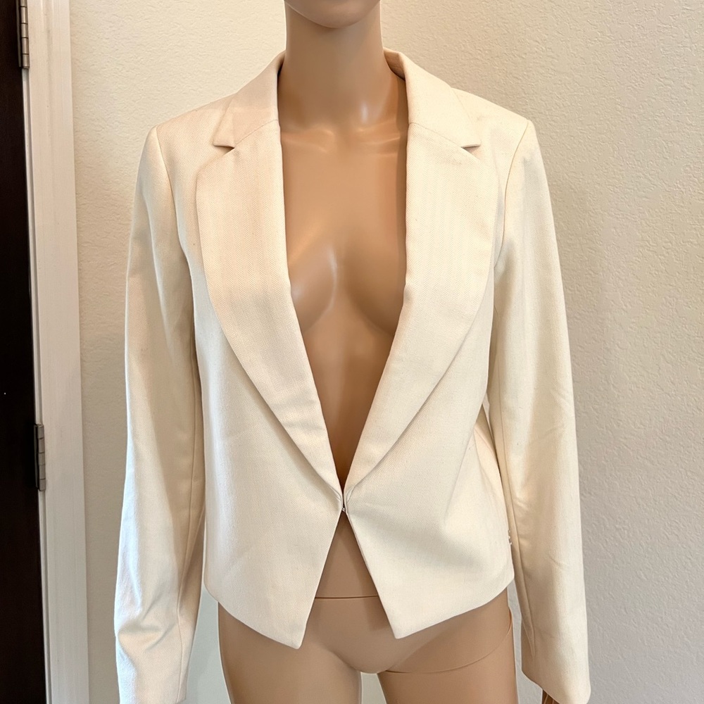 Scotch & Soda Maison Scotch Herringbone Emboss Blazer Jacket NWT